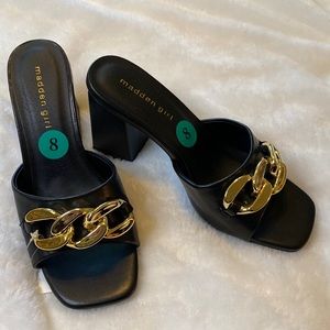 NWT Madden Girl Gretchen Square Toe Sandals Sz 8